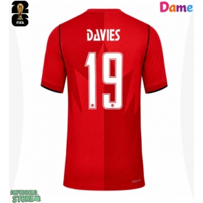 Canada Alphonso Davies #19 Replika Hjemmebanetrøje Dame VM 2026 Kortærmet